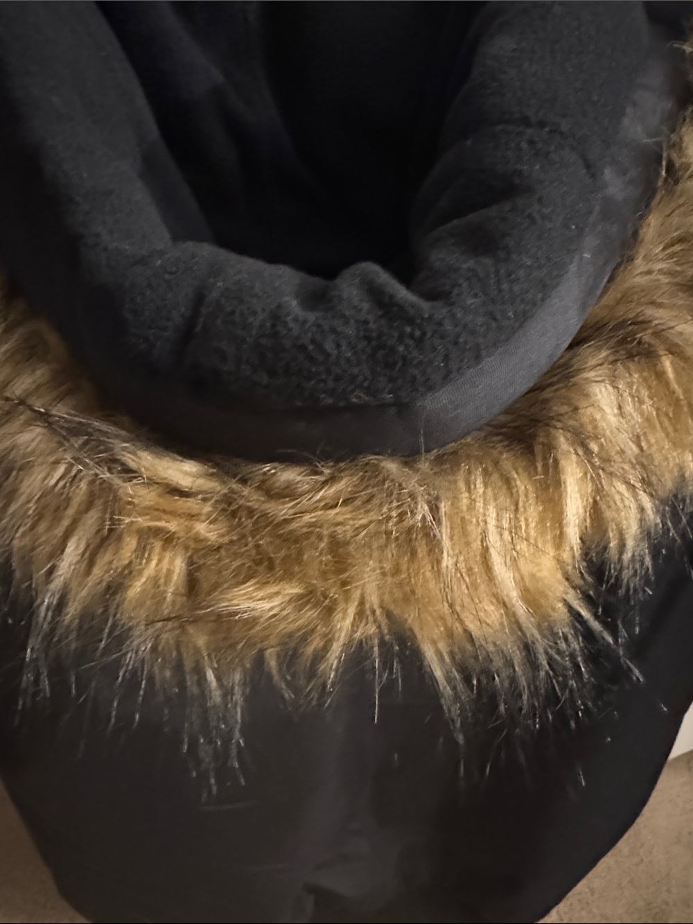 Canada Goose Women's Black Hooded Puffer Jacket with Fur Trim - Picture 13 of 15